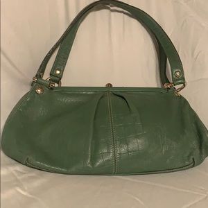Beautiful nice green handbag